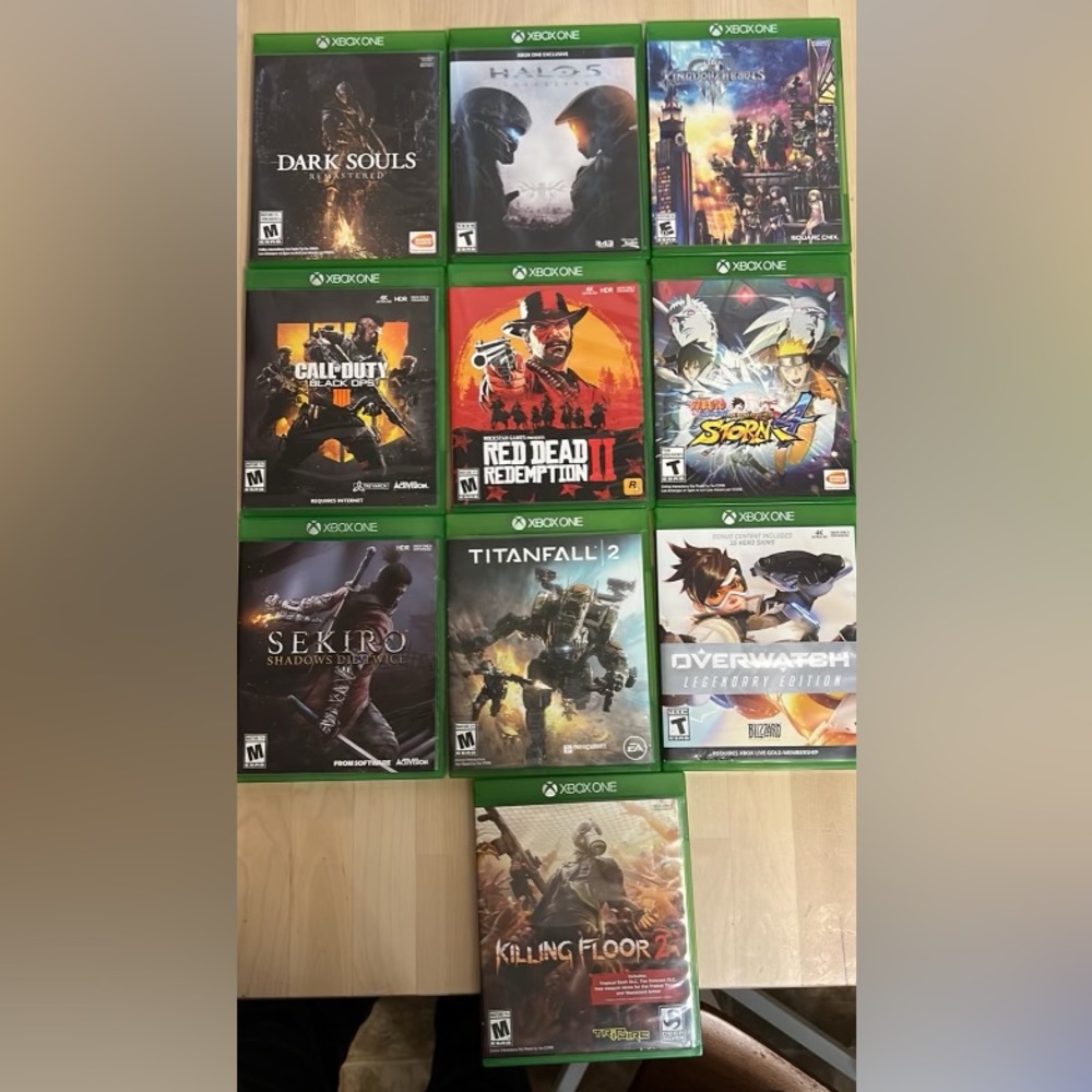 XBOX ONE Video Game LOT - 10 games total